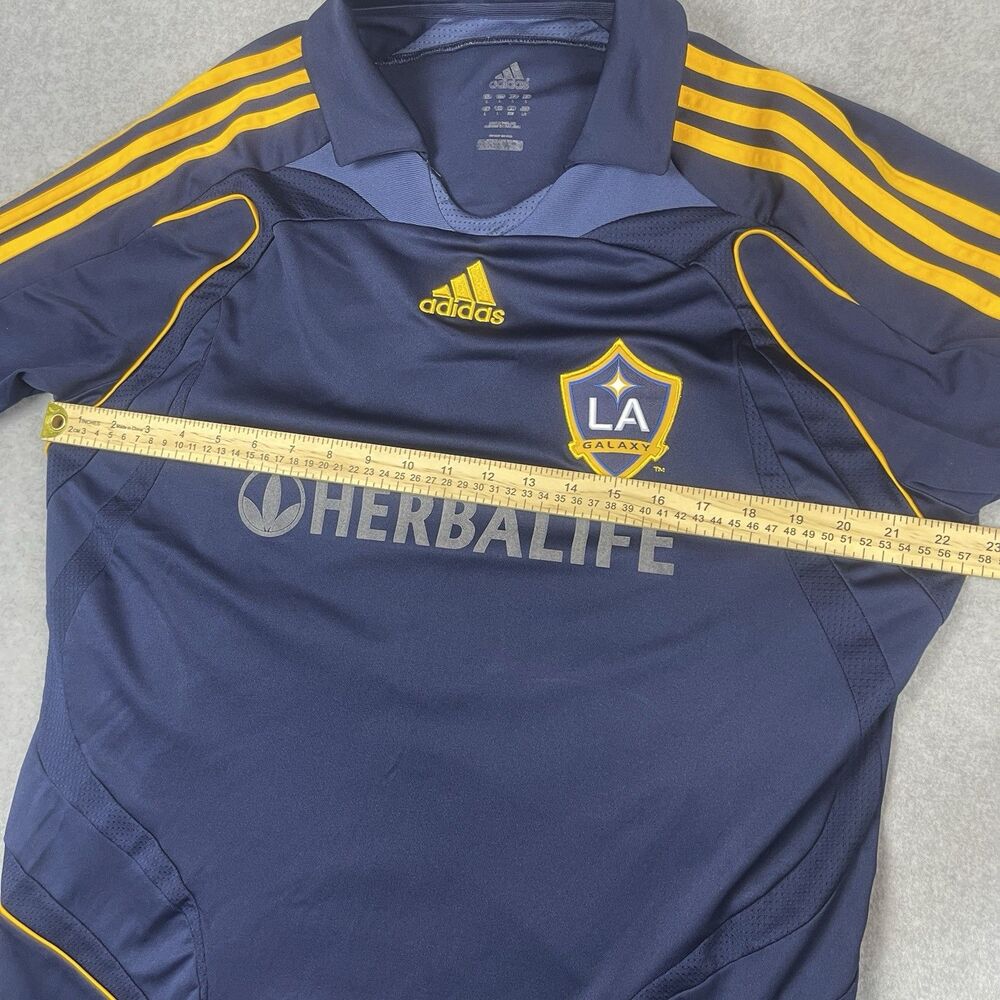 LA GALAXY 2007 Vintage AWAY FOOTBALL SHIRT JERSEY ADIDAS L Men’s  #23 BECKHAM - Picture 5 of 10